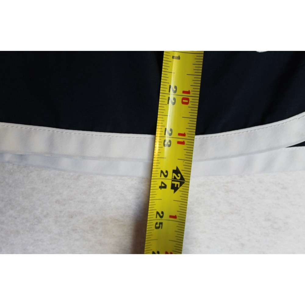 Nike Basketball Athletic Shorts Mens XL Navy Blue Mesh Lined Elastic Waist Swoos - Picture 4 of 10